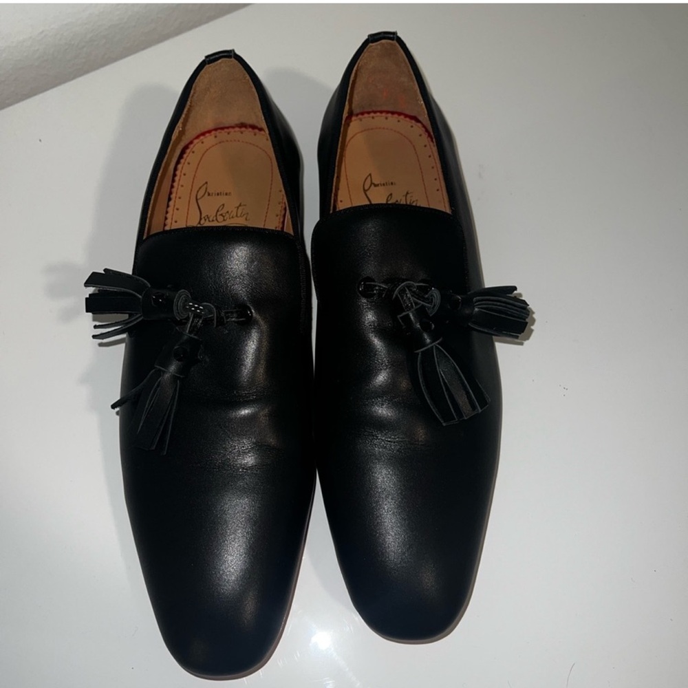 Christian Louboutin Dandelion Tassel Slip-On Loafers
